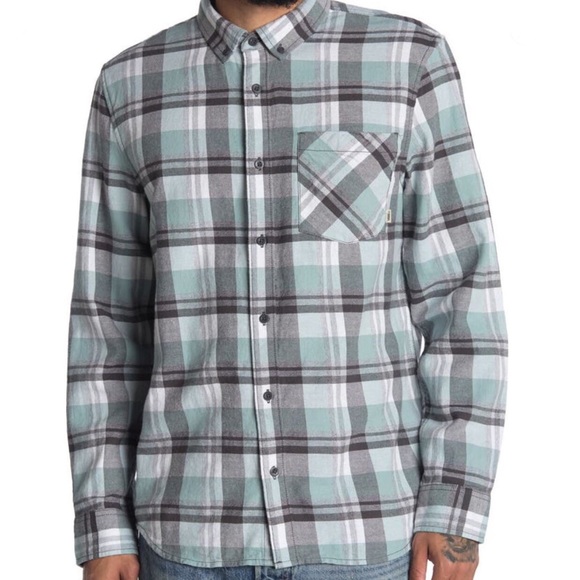 Vans Regular Fit Plaid Button Down Shirt - Picture 2 of 3